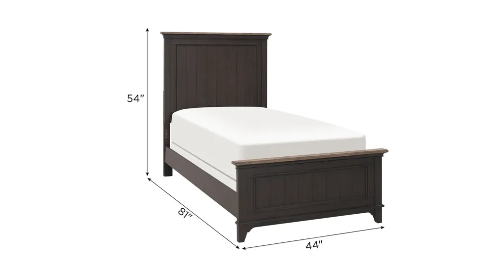 Dakota Panel Bed Dimensions