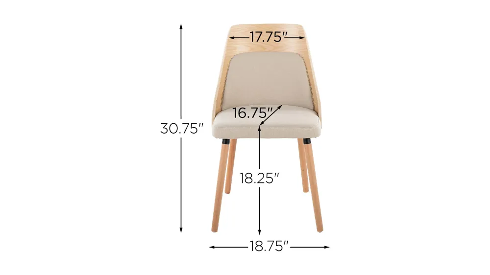 Anabelle Chairs - Set of 2 Dimensions