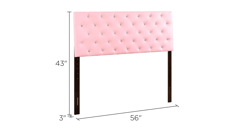 Super Nova Diamond Tufted Headboard Dimensions