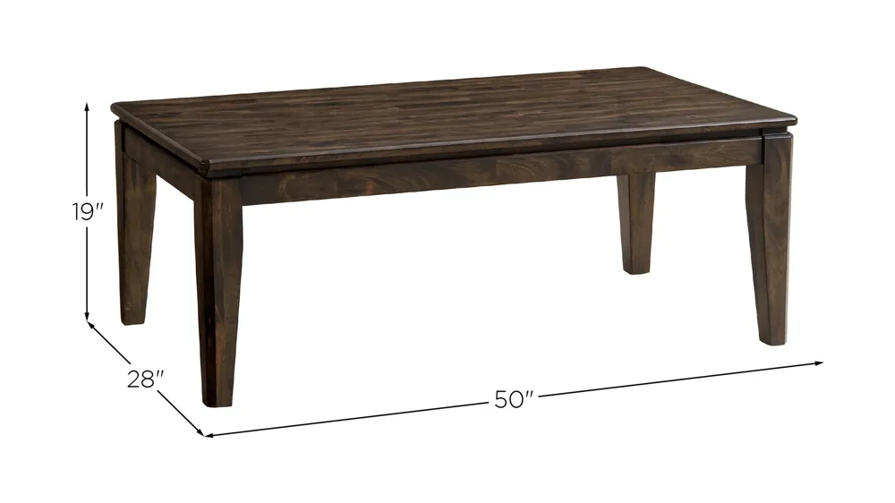 Kauai Coffee Table Dimensions
