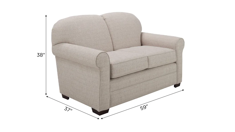 Petunia Loveseat Dimensions