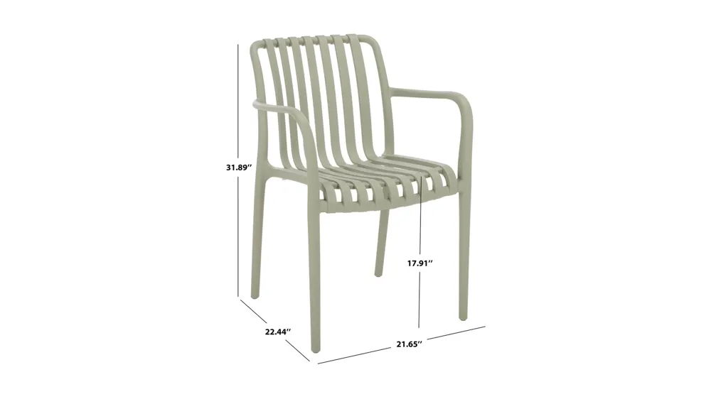 Holly Outdoor Dining Chairs -Set of 2 Dimensions
