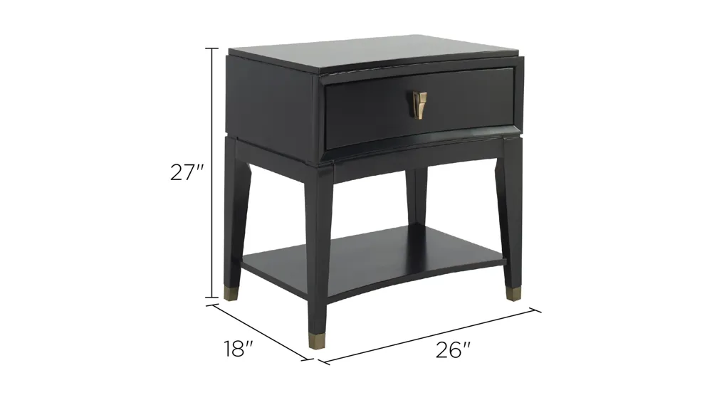 Milena Nightstand Dimensions