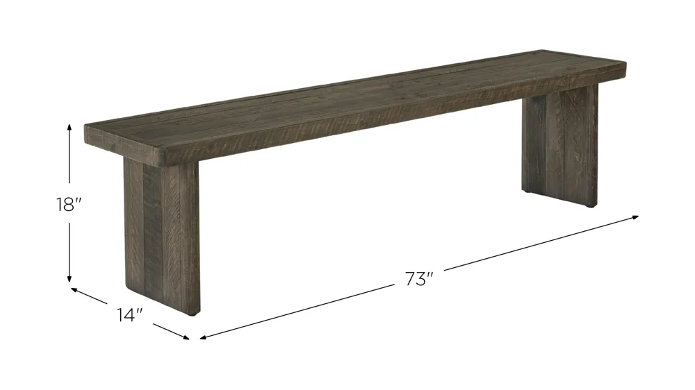 Micanopy Bench Dimensions