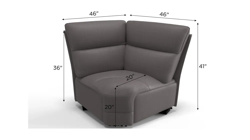Everitt Chenille Wedge Dimensions