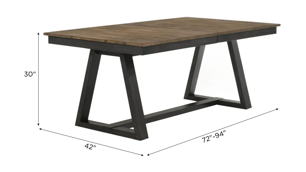 Harper Trestle Table Dimensions