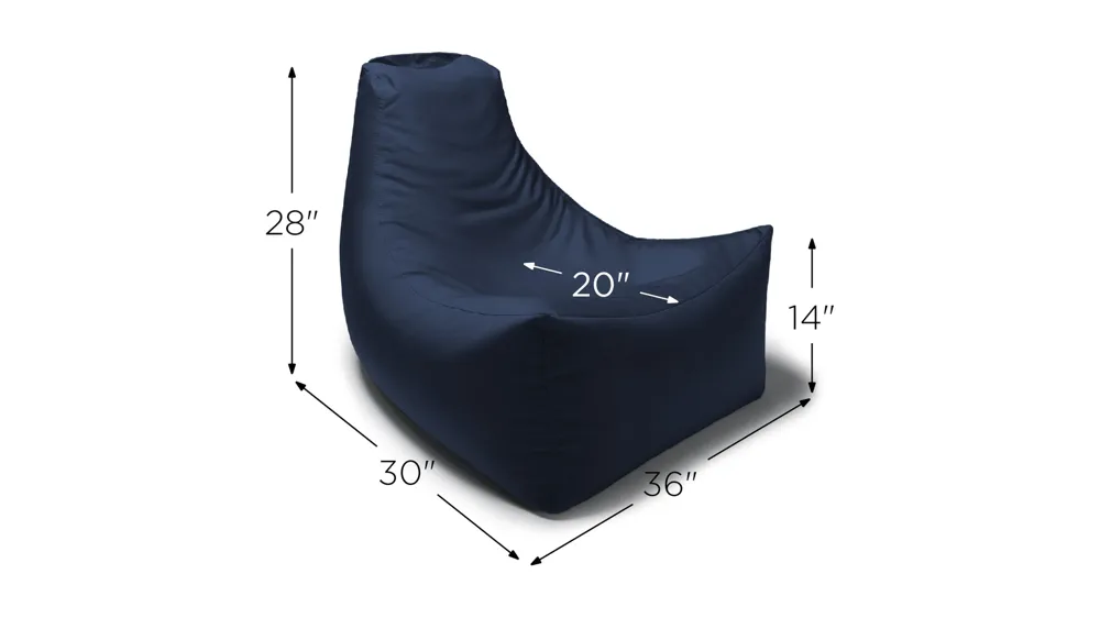 Jokinen Outdoor Bean Bag Patio Chair Dimensions