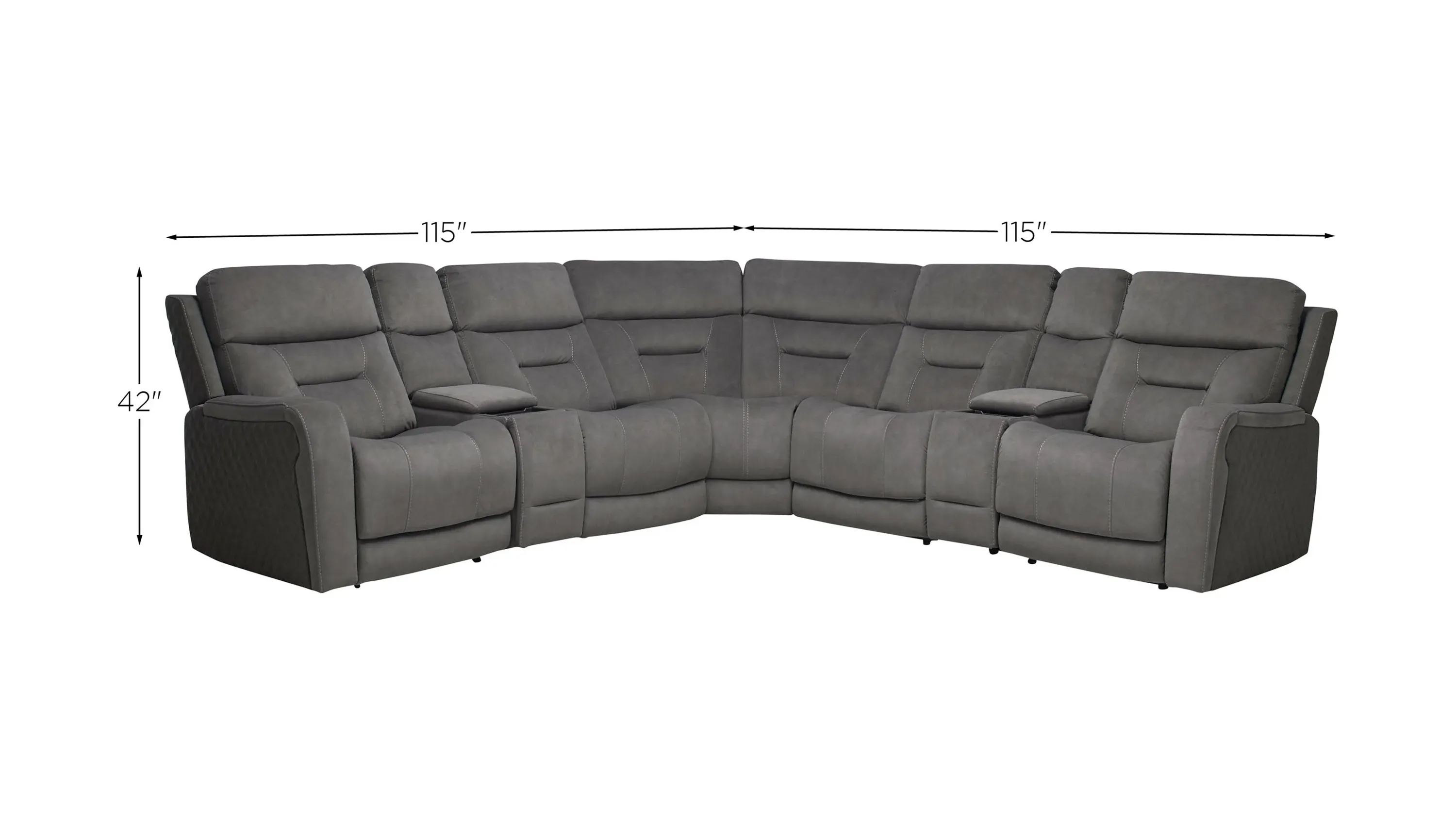 Irving 7-pc. Power Sectional | Raymour & Flanigan