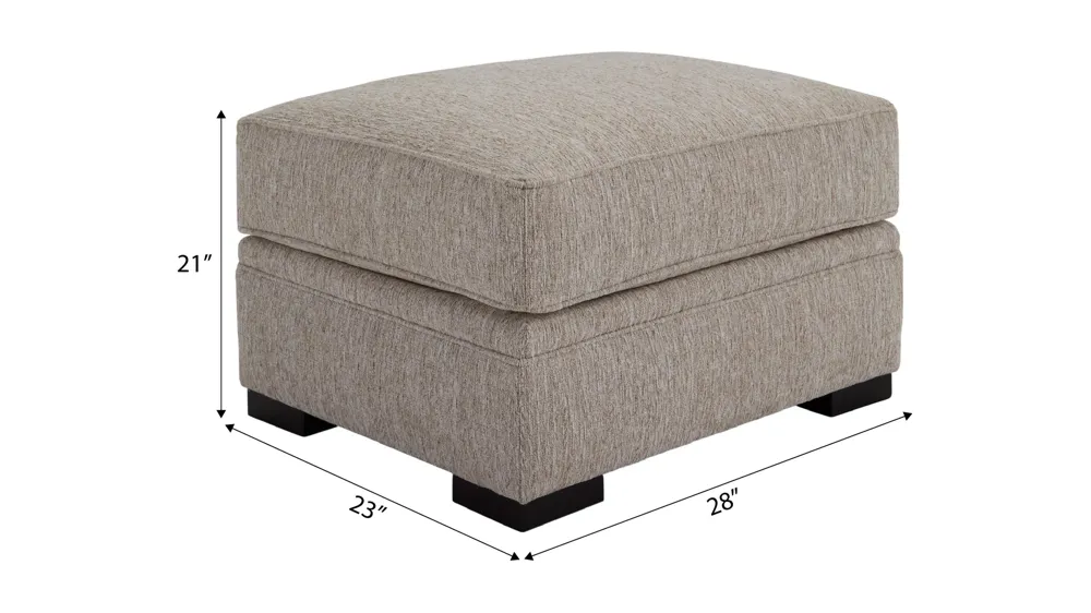 Artemis III Chair Ottoman Dimensions