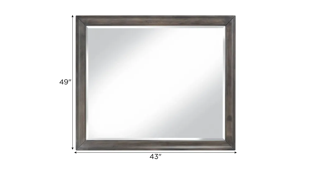 Wegner Bedroom Dresser Mirror Dimensions