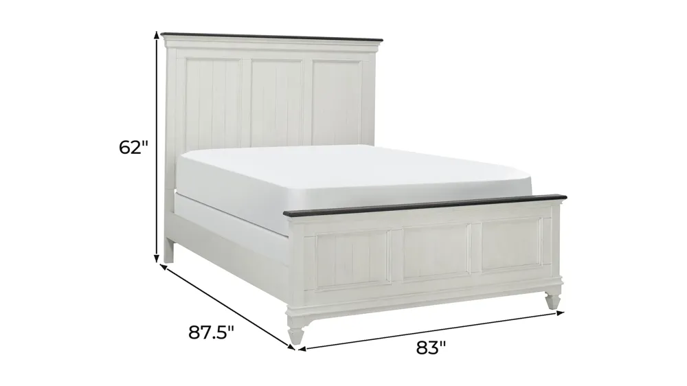 Shelby Panel Bed Dimensions