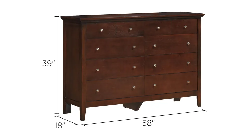 Hammond Bedroom Dresser Dimensions