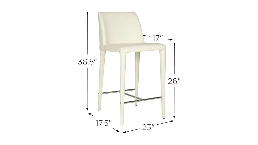 Ida Counter Stool - Set of 2 Dimensions