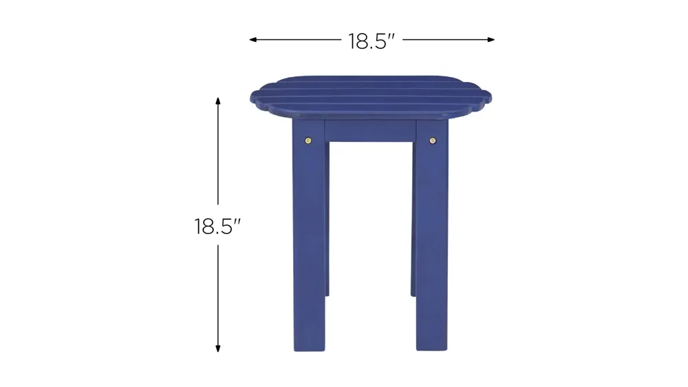 Adirondack End Table Dimensions