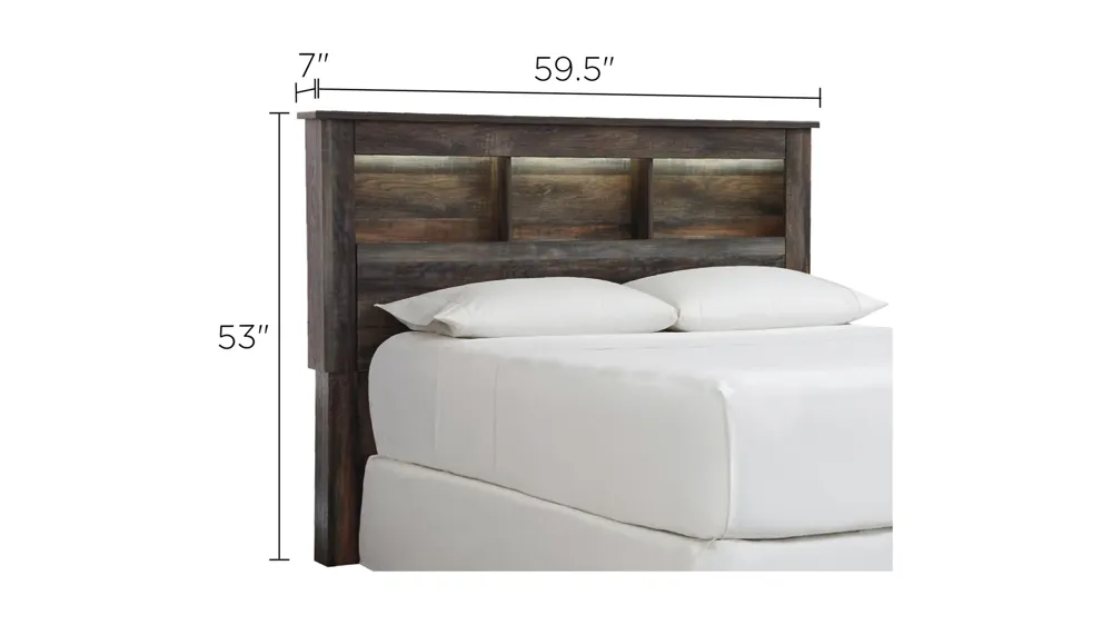 Luna Bookcase Headboard Dimensions