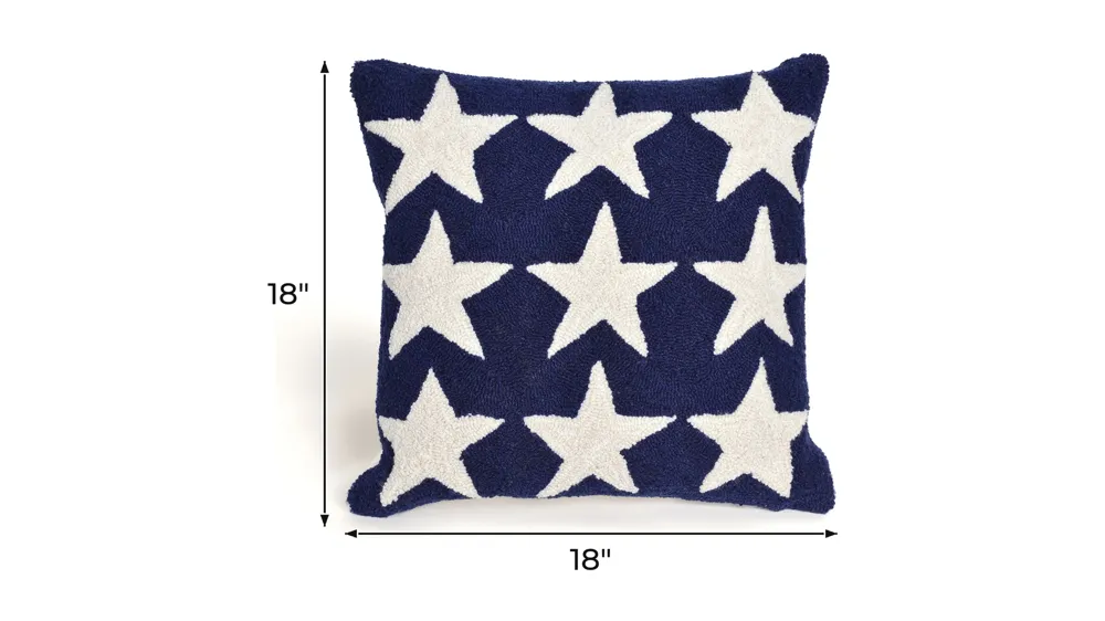 Liora Manne Frontporch Stars Pillow Dimensions