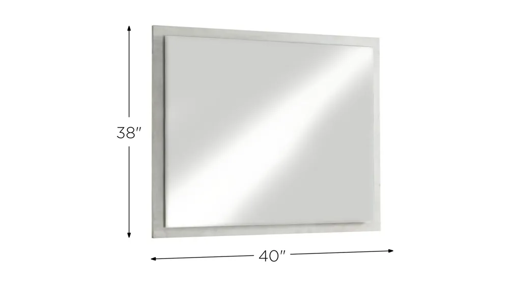 Destination Floating Glass Mirror Dimensions