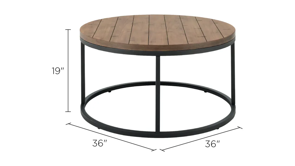 Foxdale Cocktail Table Dimensions