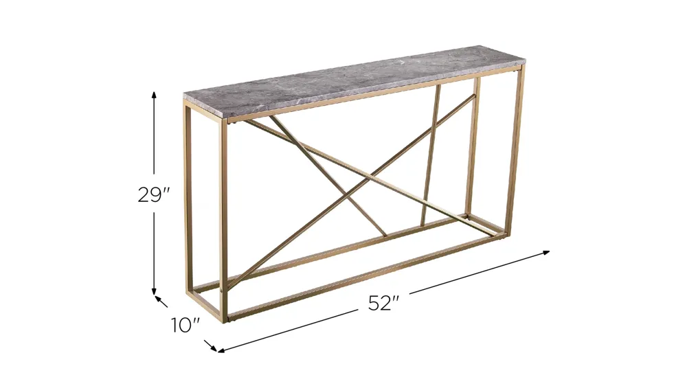 Edenbridge Console Table Dimensions