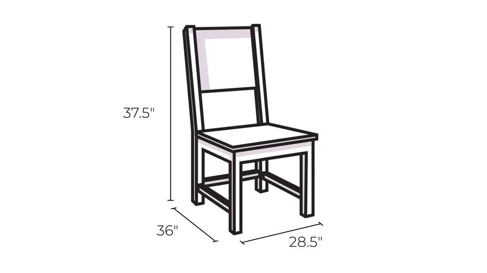 Anston Outdoor Adirondack Chair Dimensions