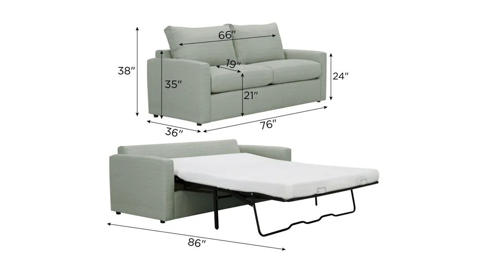 Penny Queen Sleeper Dimensions