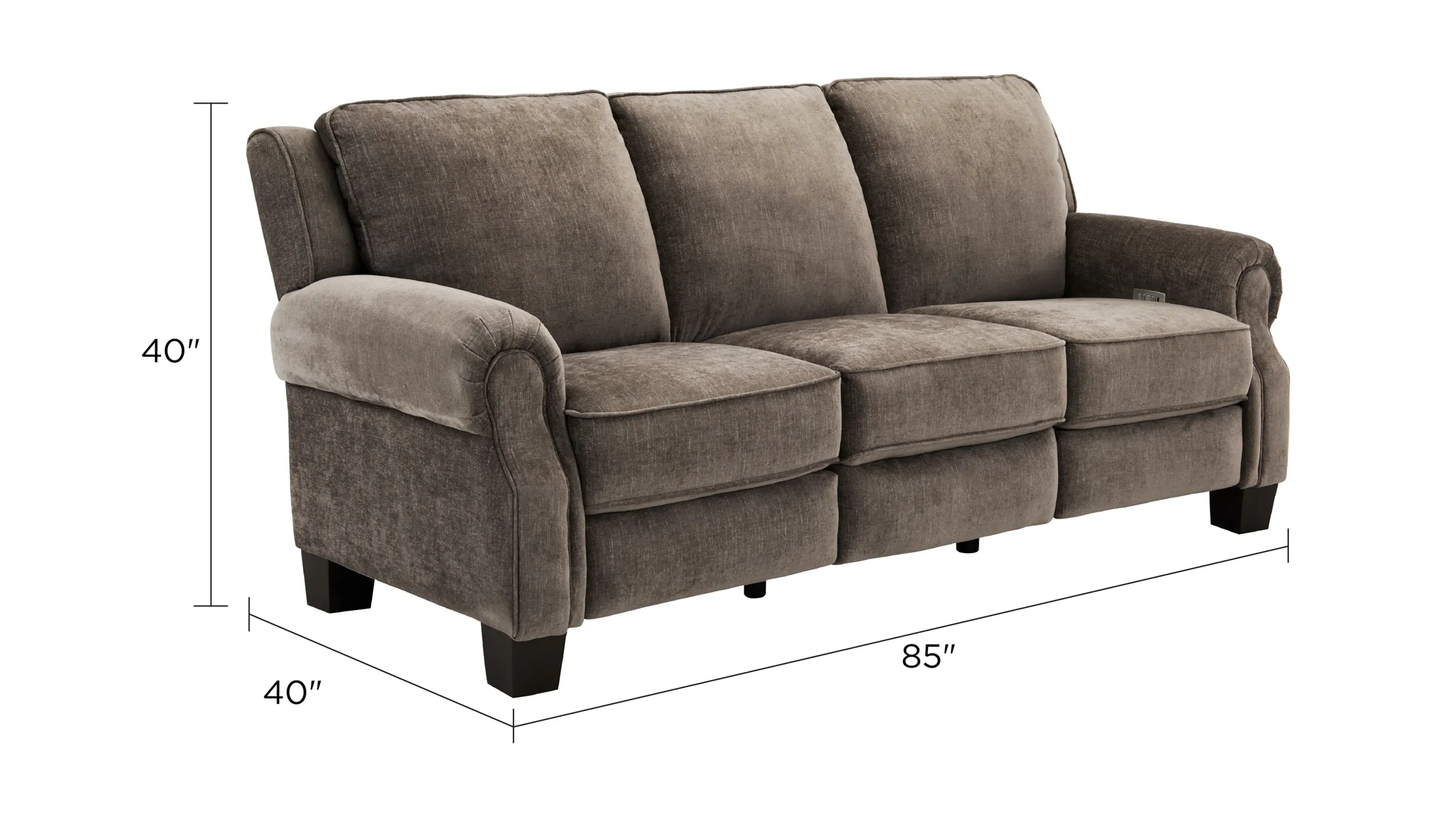 New Garden Dual Power Sofa | Raymour & Flanigan