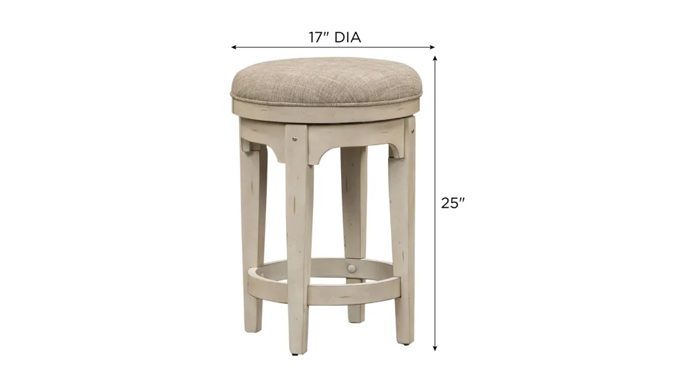 Morgan Creek Console Swivel Stool Dimensions