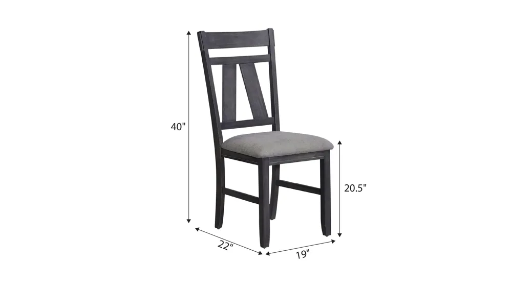Timothy Side Chair - Set of 2 Dimensions