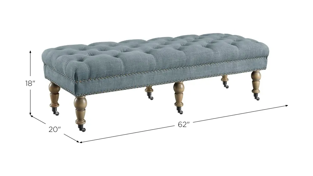 Isabelle Bench Dimensions