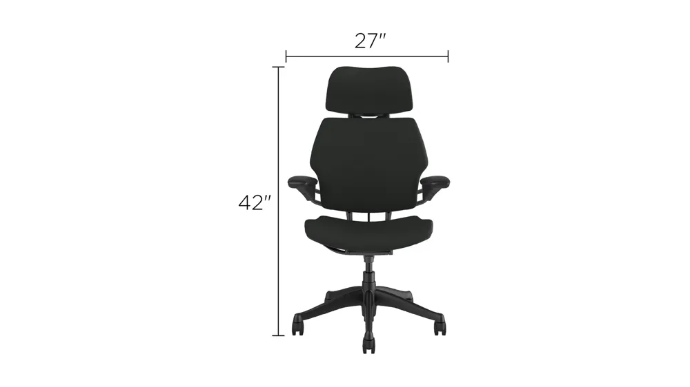 Humanscale Freedom Premium Ergonomic Office Chair Dimensions