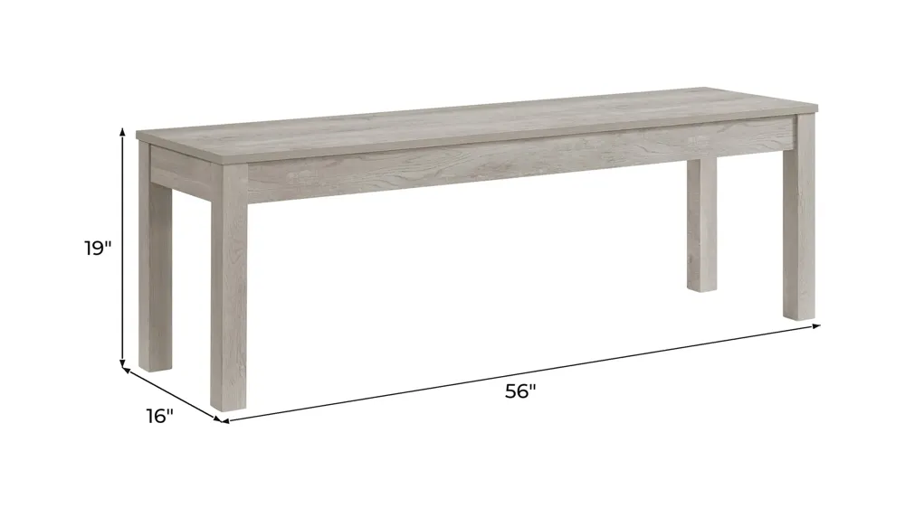 Holmes Dining Bench Dimensions