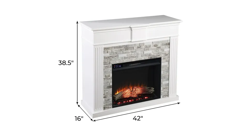 Claire Touch Screen Fireplace Dimensions