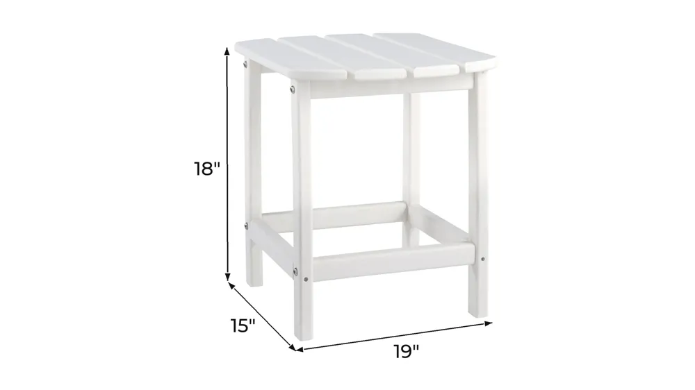 Outdoor End Table Dimensions