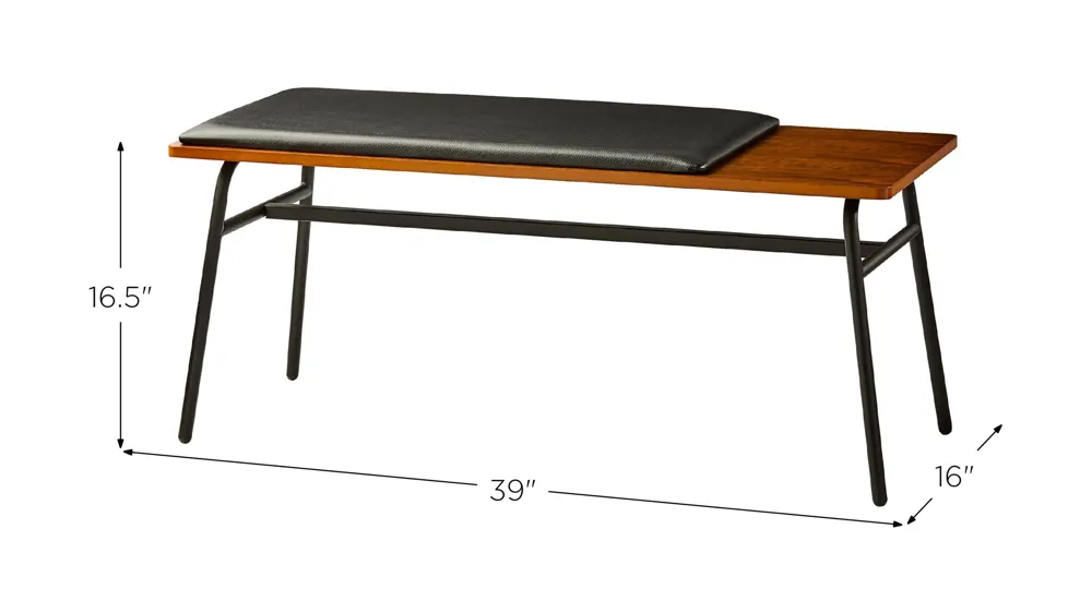Carser Bench Dimensions