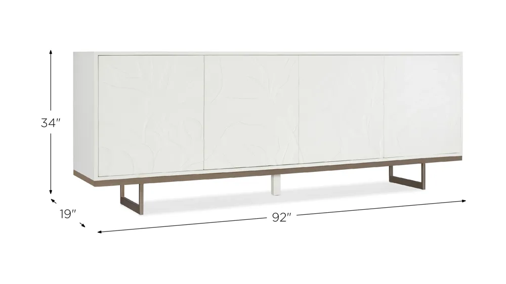 Melange Passerine Four Door Credenza Dimensions