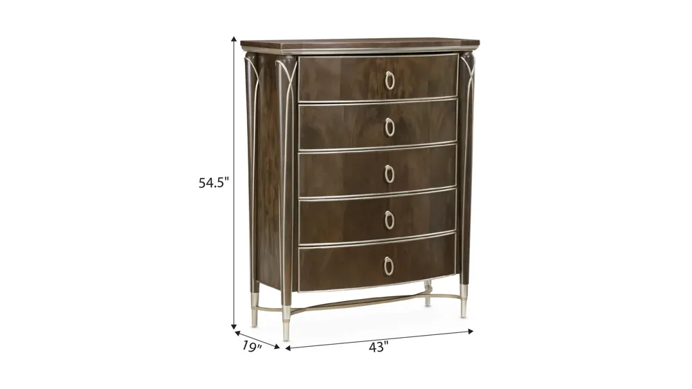 Villa Cherie Highboy Chest Dimensions