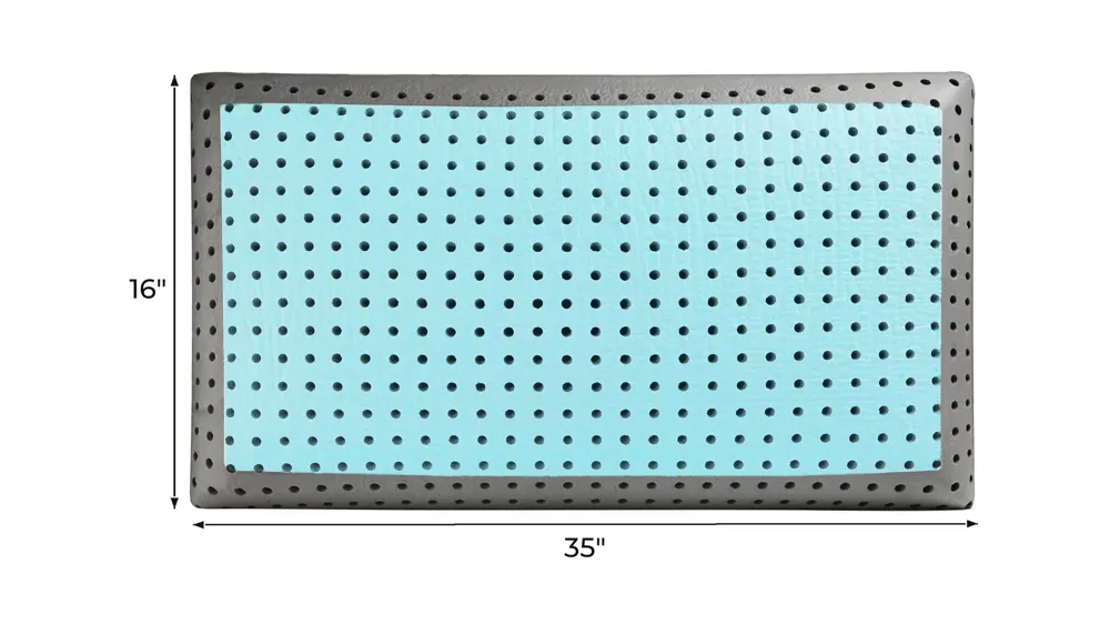 Sleep by Raymour & Flanigan CarbonCool™ LT + Omniphase® Pillow Dimensions