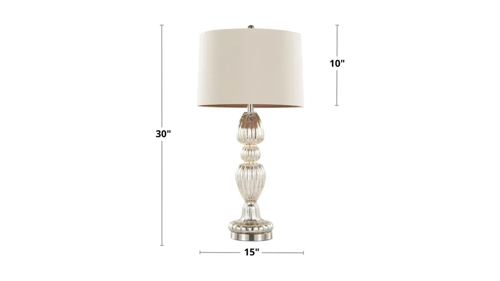 Spade Table Lamp - Set of 2 Dimensions