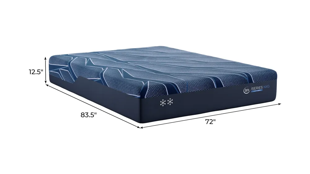 iSeries NXG Hybrid Medium Mattress Dimensions