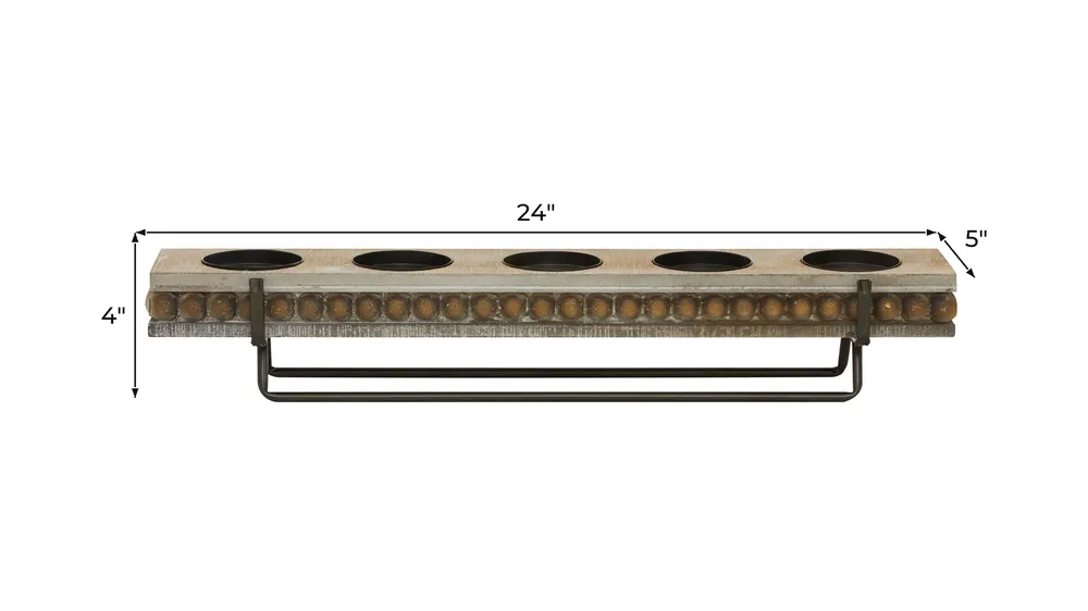 Ivy Collection Envy Candle Holder Dimensions