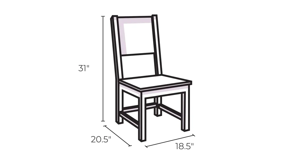 Scott Dining Chair Dimensions