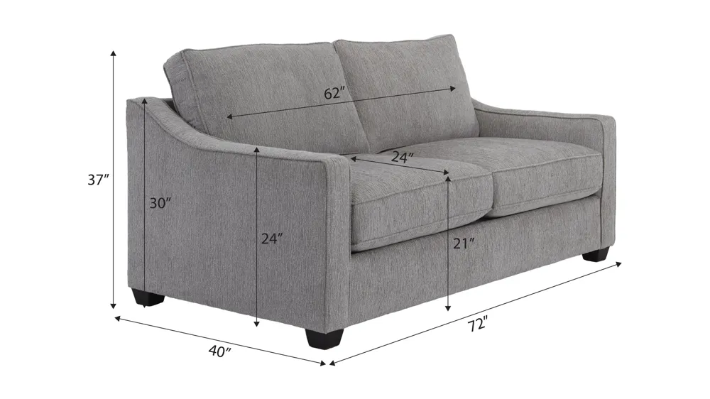 Arro Loveseat Dimensions
