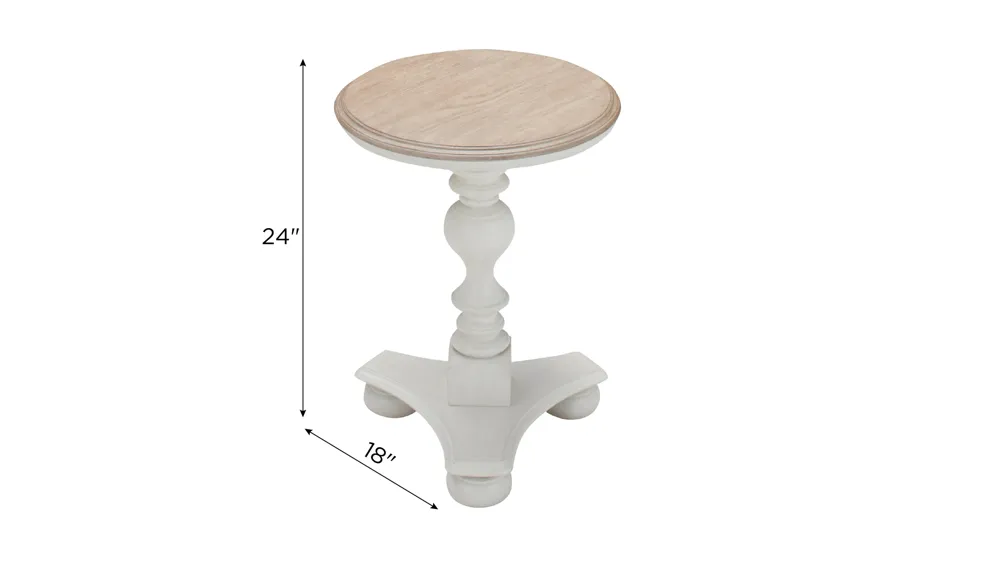 Harcourt Round End Table Dimensions