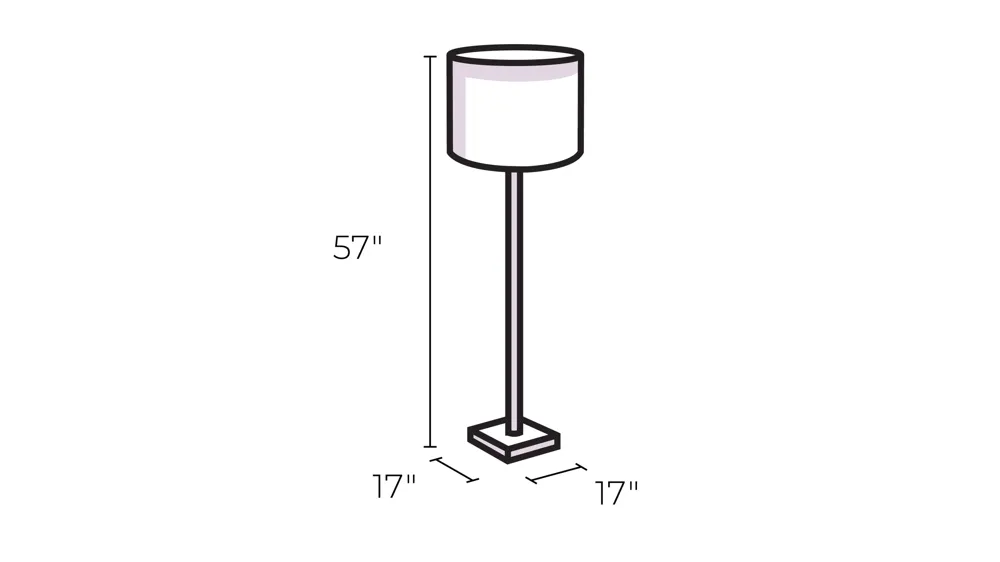 Birch Floor Lamp Dimensions