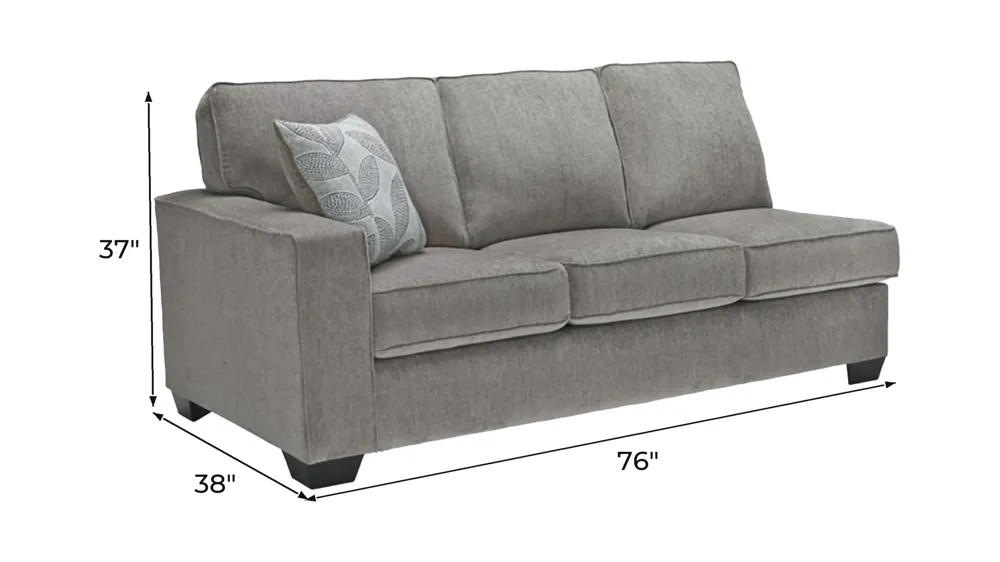 Adelson Chenille Left Arm Facing Full Sleeper Sofa Dimensions
