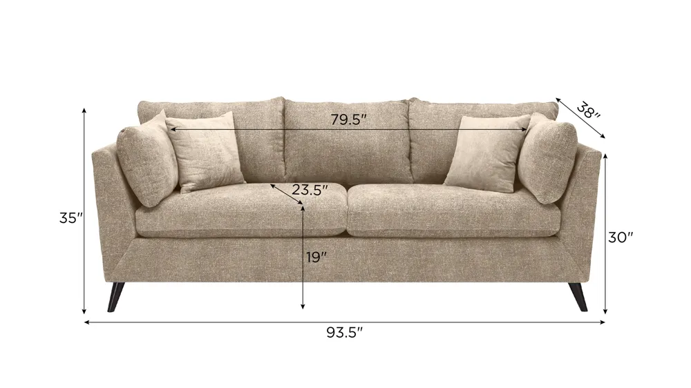 Caruso Sofa Dimensions