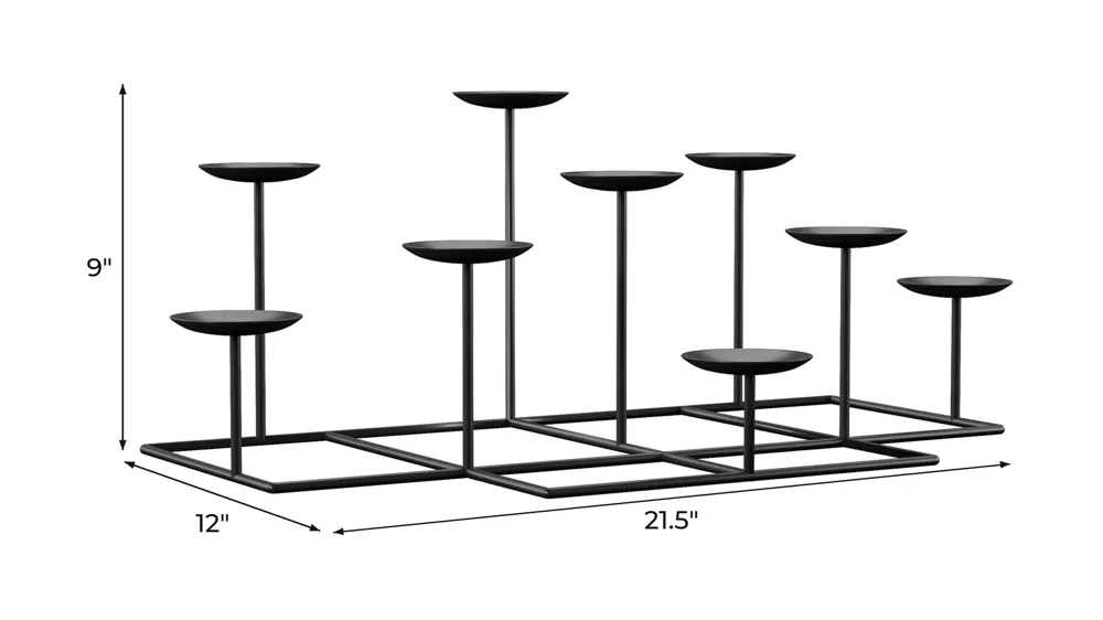 Newlyn Fireplace Candelabra Dimensions