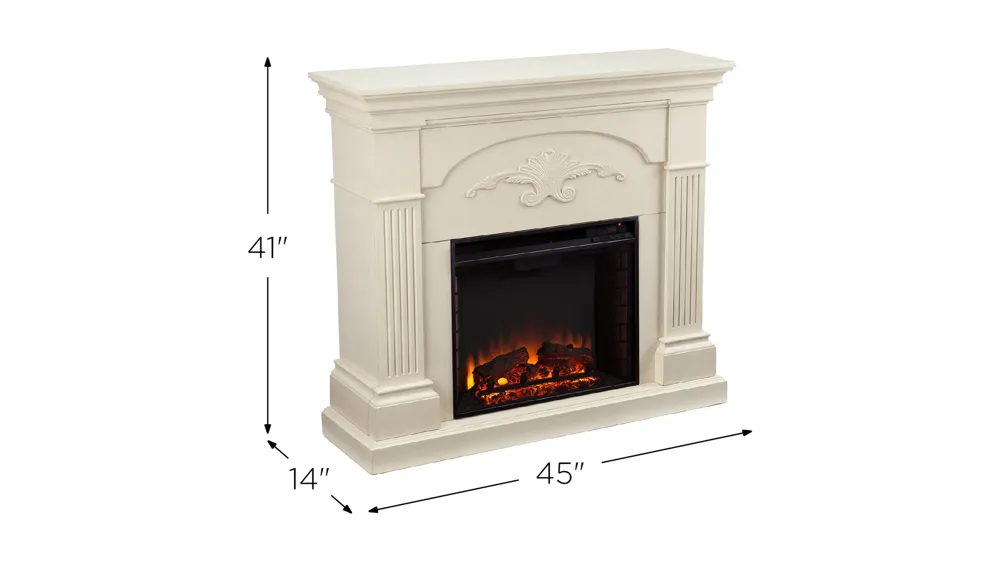 Lucca Electric Fireplace Dimensions