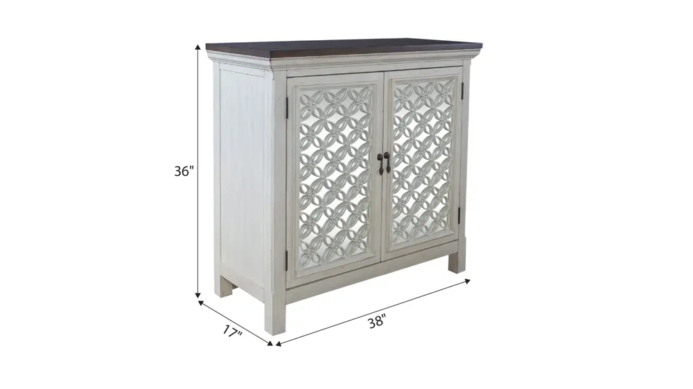 Westridge 2 Door Accent Cabinet Dimensions