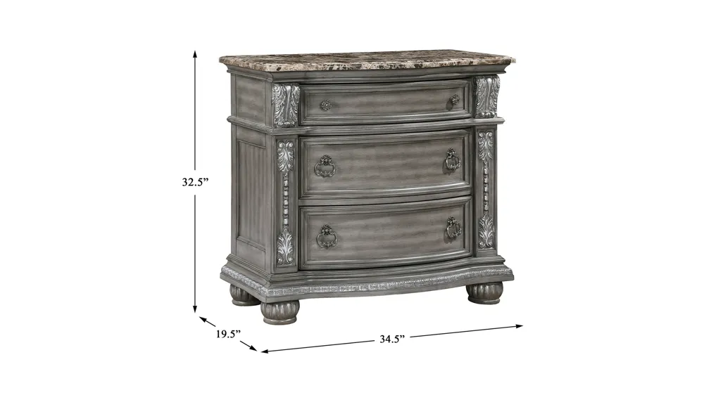 Scarlett Nightstand Dimensions